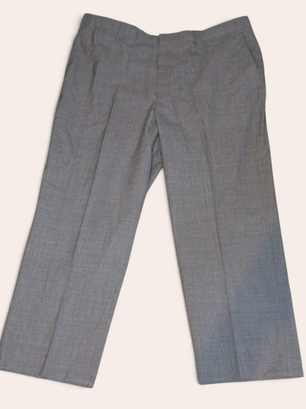 L.L. Bean Men's Light Gray Wool Dress Pants